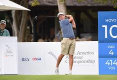 Julián Périco, golfista peruano, viene destacando en el Latin America Amateur Championship
