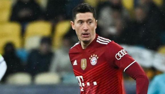 Robert Lewandowski tiene contrato un año más con el Bayern Múnich. (Foto: AFP)