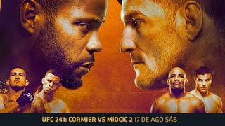 UFC 241: fecha, horarios y canales del evento cuya pelea estelar será el Daniel Cormier vs. Stipe Miocic