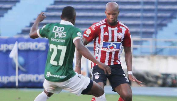 Junior vs. Deportivo Cali, chocan en Barranquilla por la Liga BetPlay. (Foto: Twitter Junior)