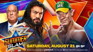 WWE SummerSlam 2021: día, hora y canal del megaevento con John Cena y Roman Reigns