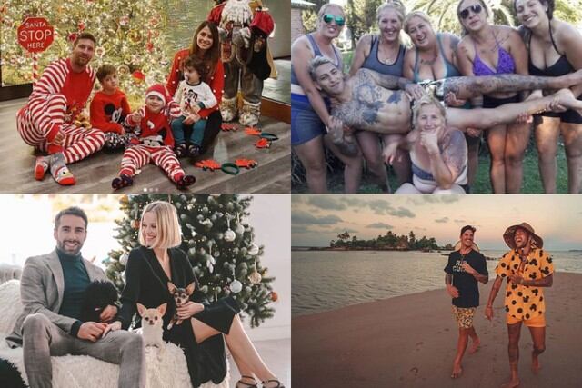 La Navidad de los jugadores de fútbol en el mundo [FOTOS]