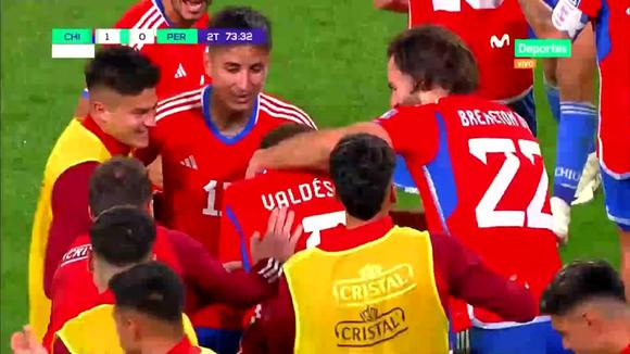 Diego Valdés marcó el 1-0 de Chile sobre Perú. (Video: Movistar Deportes)