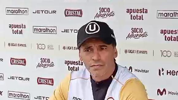 Fabián Bustos habló de la racha de partidos invicto con Universitario (Video: Wilmer Robles)