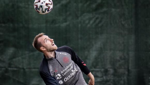 Christian Eriksen entrena en Dinamarca, en su primer club de fútbol. (Foto: Odense)
