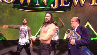 Sigue reinando: Roman Reigns acabó con Brock Lesnar y retuvo el título Universal en WWE Crown Jewel 2021