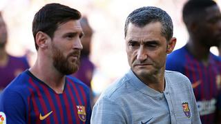 ''Tenemos suerte de tenerlo'': DT de Barcelona llena de elogios a Lionel Messi tras su 'hat-trick'