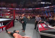 ¡Hasta que por fin! Drew McIntyre sacó del ring a Brock Lesnar luego de que este último eliminara a 13 luchadores [VIDEO]