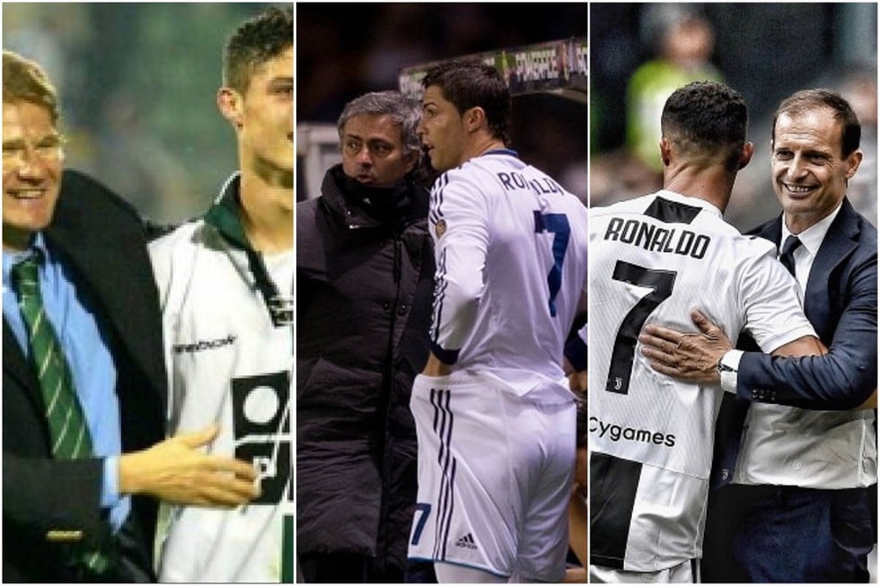 Los entrenadores de Cristiano Ronaldo en toda su carrera. (Internet)