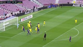 ¡Qué calidad! Messi y el milimétrico centro que se convirtió en el primer gol del Barcelona ante Las Palmas