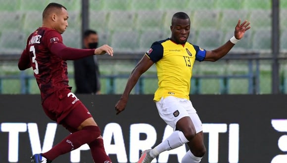 Ecuador vs. Venezuela EN VIVO vía ECDF juegan en Caracas por Eliminatorias. (Foto: AFP)