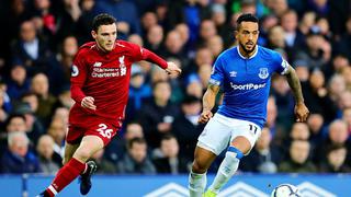 Liverpool empató 0-0 ante Everton y el Manchester City queda como el único líder de la Premier League 2019