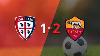 A Roma le alcanzó con un gol para vencer por 2 a 1 a Cagliari