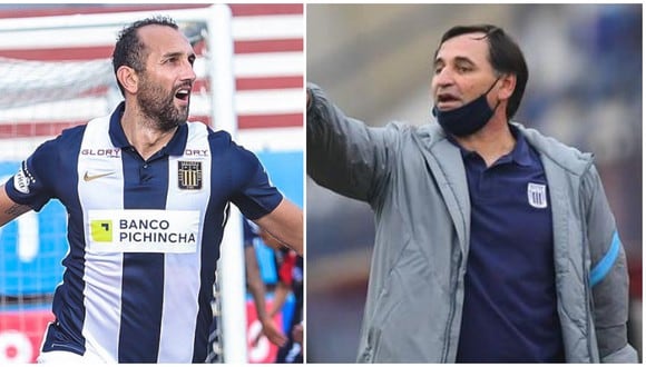 Hernán Barcos y Carlos Bustos llegaron en 2021 a Alianza Lima. (Foto: Liga 1)