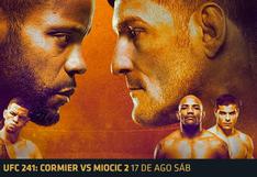 UFC 241: fecha, horarios y canales del evento cuya pelea estelar será el Daniel Cormier vs. Stipe Miocic