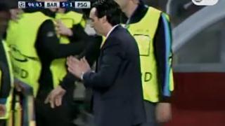 ¿Qué es frustración? La cara de Emery ante el sexto gol del Barcelona te lo explica a la perfección (VIRAL)