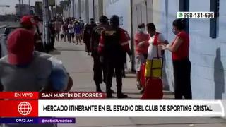 Coronavirus en Perú: Estadio de Sporting Cristal acoge a comerciantes por clausura del mercado de Caquetá 