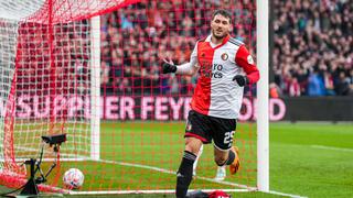 ¿Cuántos goles tiene Santiago Giménez con Feyenoord en esta temporada?