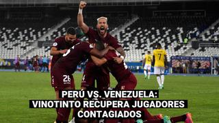 Perú vs. Venezuela: jugadores de la Vinotinto se recuperan del COVID-19 y ya entrenan con su selección