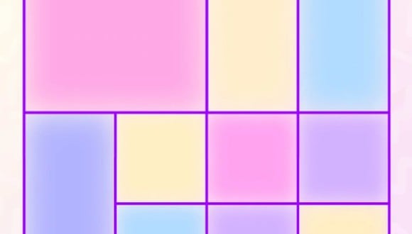 En esta imagen se puede ver muchos cuadrados y rectángulos de distintos colores. (Foto: genial.guru)