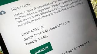 El truco para que la copia de seguridad de WhatsApp no pese demasiado