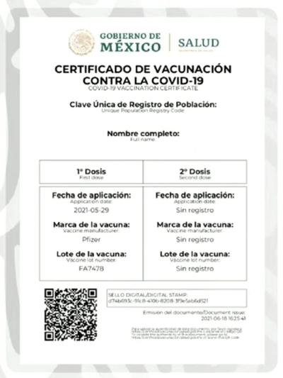Vacuna Covid 19 En Mexico Como Obtener Mi Certificado De Vacunacion Si Ya Recibi Mis Dosis Mi Vacuna Covid 19 Secretaria De Salud Mexico Mx Mexico Depor