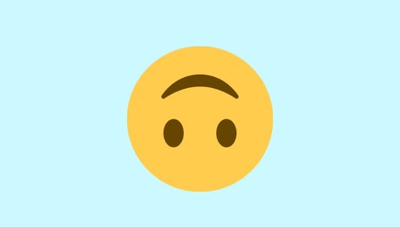 ¿Te has percatado del emoji de la carita al revés en WhatsApp? Conoce qué es lo que significa. (Foto: Emojipedia)
