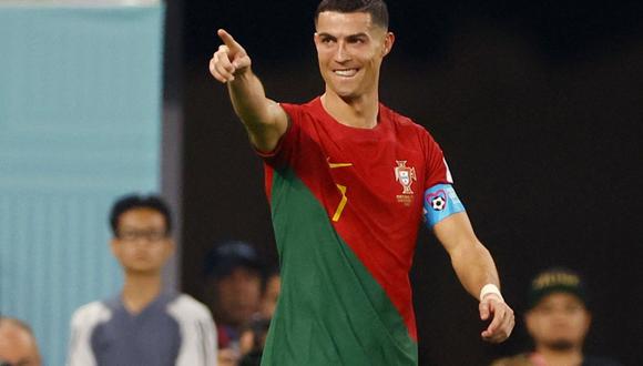 Cristiano Ronaldo suma 8 goles en los cinco Mundiales que disputó (2006-2022).