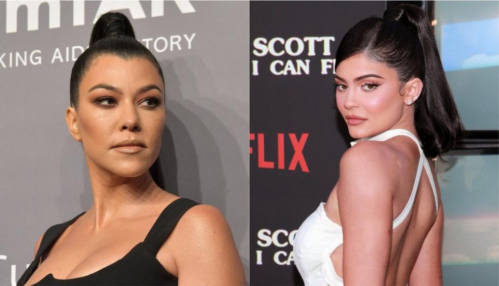 Kourtney Kardashian reconoció sentirse presionada por el rápido éxito de Kylie Jenner. (Foto: AFP)
