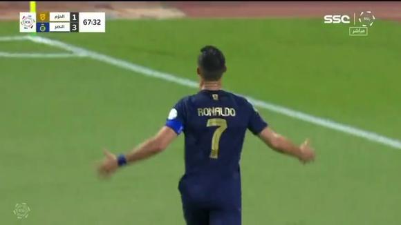 Cristiano Ronaldo was the goalscorer in the 4-1 win over Al Nassr. Al Hazem.  (Video: SSC)