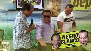 Negro y Blanco: Juan Carlos Orderique le enseñó el baile del 'Chicle' a Alan y Coki
