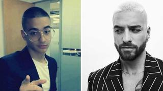 Maluma muestra foto del pasado y la compara con su imagen actual