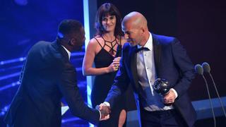 Se lo llevó sin discusión: Zinedine Zidane se llevó el premio a mejor técnico en el FIFA The Best