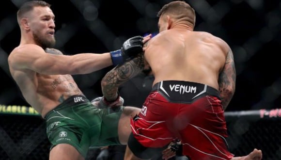 Conor McGregor sobre su terrible lesión en el pie: “Hice sparring sin espinilleras y entrené cuando me dolía el tobillo”. (Getty Images)