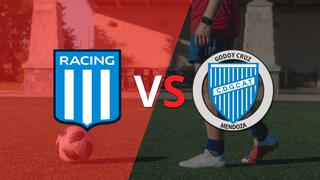 Racing Club y Godoy Cruz empatan 1-1 y se van a los vestuarios