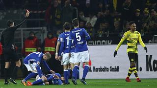 El villano Aubameyang: Borussia Dortmund dejaría de lado al delantero luego de la expulsión ante Schalke 04