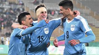 ¡Abraza 'semis'! Uruguay venció a Jamaica y lidera Grupo B de fútbol masculino en Lima 2019