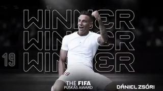 ¡Superó a Messi y a Juanfer Quintero! Dániel Zsóri ganó premio Puskás a mejor gol de la temporada [VIDEO]