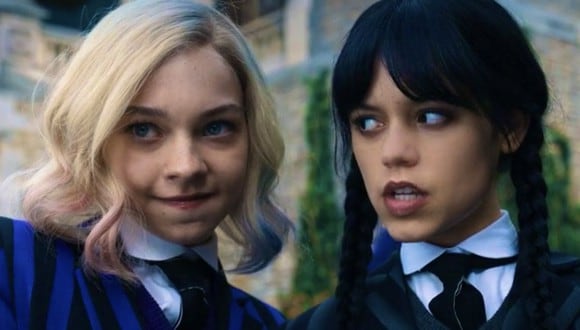 Jenna Ortega y Emma Myers son dos estrellas de la serie "Wednesday" (Foto: Netflix)