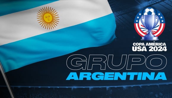 Grupo de Argentina en la Copa América 2024: fixture y rivales. (Diseño: Depor)