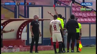 Asistente de Comizzo fue expulsado tras fuerte reclamo contra el juez del Universitario vs. Cienciano [VIDEO]