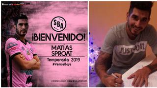 Sport Boys:Matías Sproat es el fichaje de los rosados para la temporada 2019 [VIDEO]