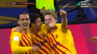 De Jong colocó el 2-0 con gol de ‘palomita’ en el Barcelona vs. Athletic Club por la Copa del Rey [VIDEO]