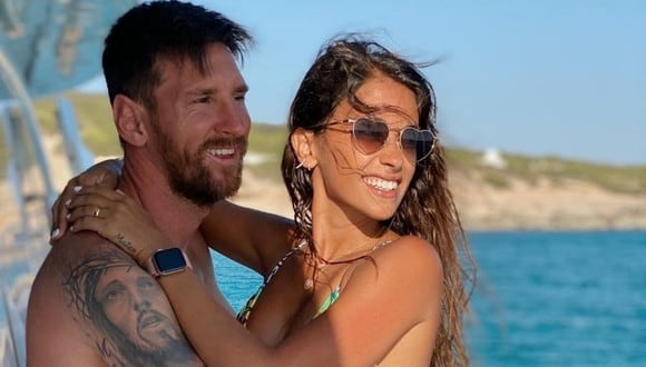 Lionel Messi y Antonella Roccuzzo de vacaciones en Miami. (Foto: @antonelaroccuzzo).