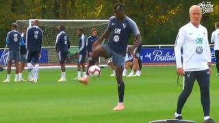 En la cara de Deschamps: Paul Pogba se lució con una exhibición de dominio de balón con Francia [VIDEO]