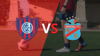 Con dos goles al hilo San Lorenzo gana a Arsenal