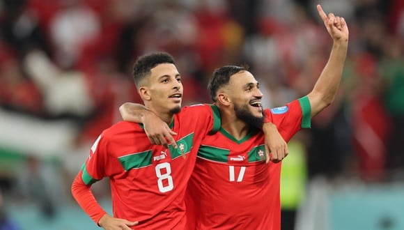 En cuartos de final, Marruecos venció 1-0 a Portugal y avanzó a las semifinales de Qatar 2022. (Foto: AFP)