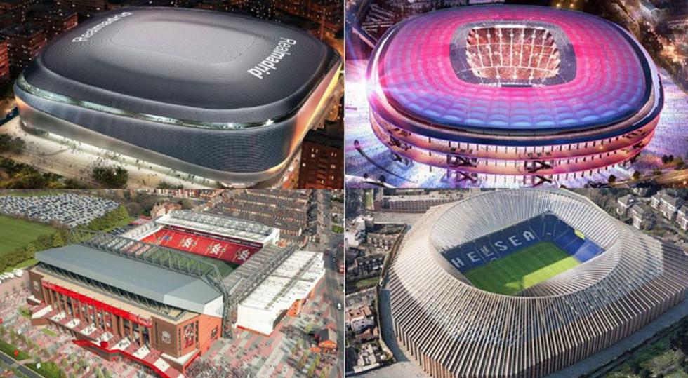 ¡Ejemplos a seguir! Real Madrid, Barcelona, Tottenham y otros clubes que renovarán sus estadios [FOTOS]