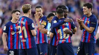 Barcelona le ganó 3-0 a Mallorca en la despedida de Busquets y Alba del Camp Nou