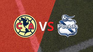 Club América y Puebla empatan 1-1 y se van a los vestuarios